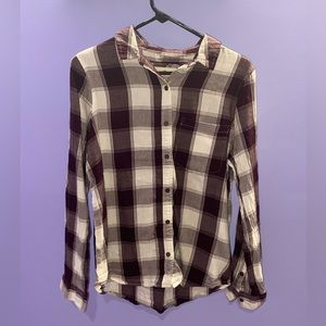 Long sleeve plaid shirt